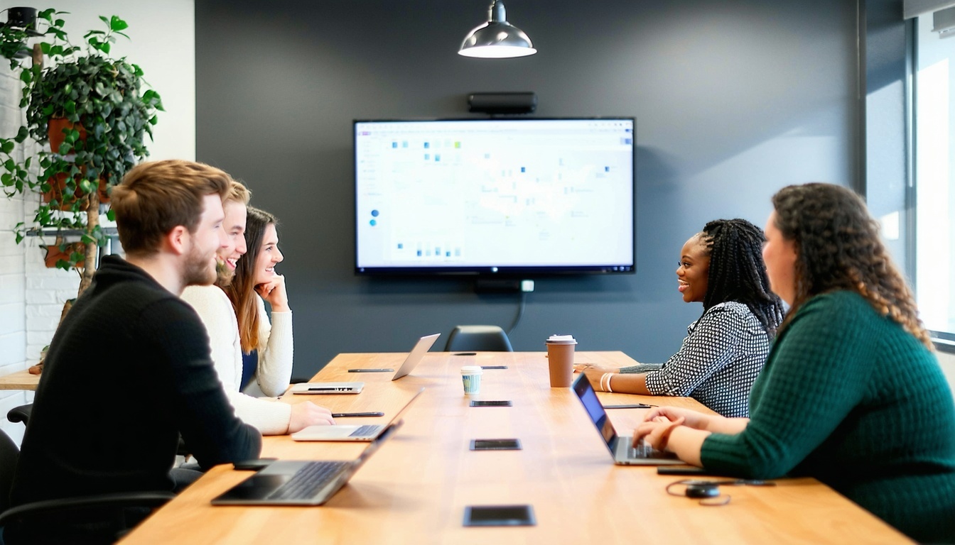 Digital marketing strategy meeting at Mavlers