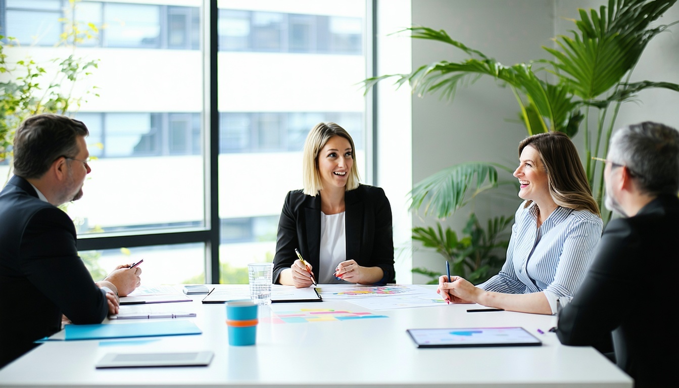 Marketing strategy planning session